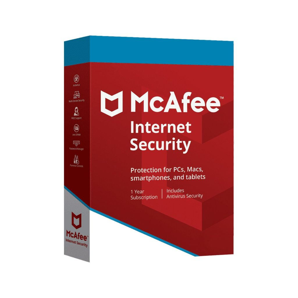 Licencia digital - Mcafee Internet Security - 1 año